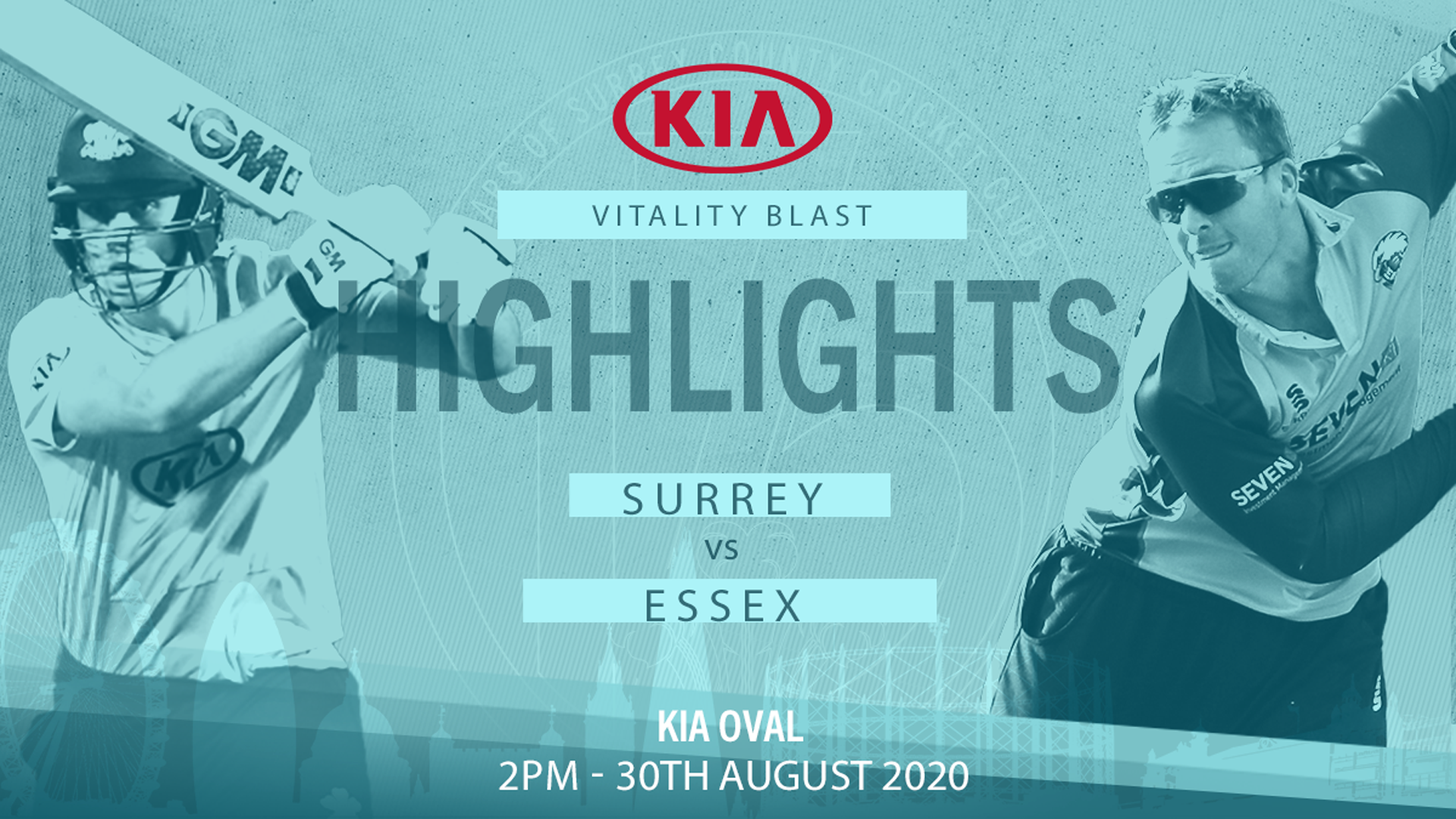 Highlights: Surrey v Essex – Vitality Blast