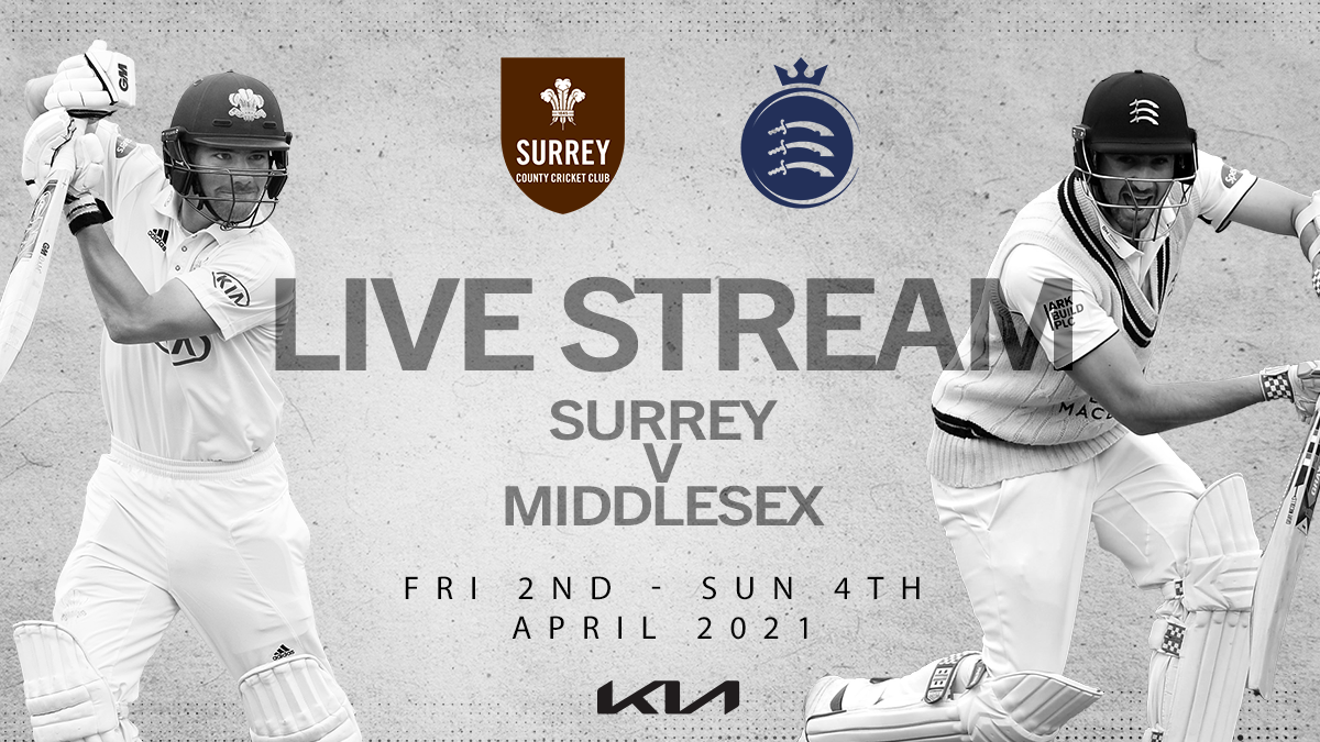 Live Stream: Surrey v Middlesex – Day 2