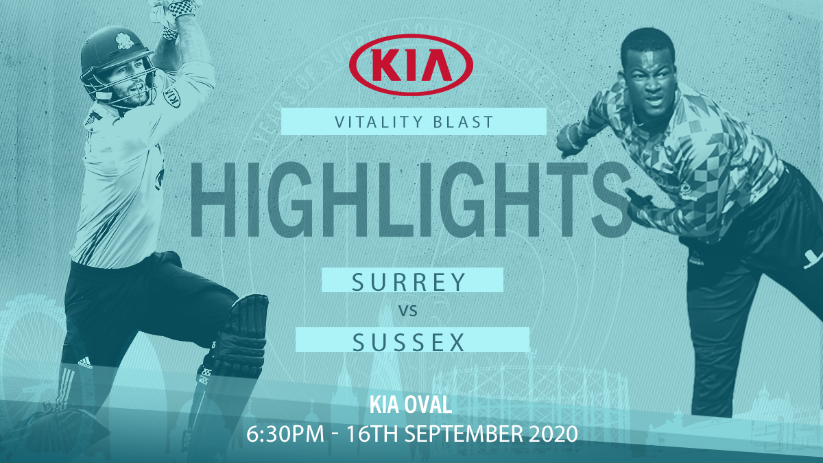Highlights: Surrey v Sussex Sharks