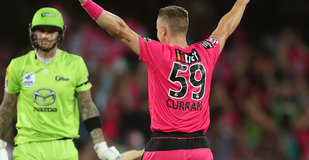 Tom Curran out of Big Bash League