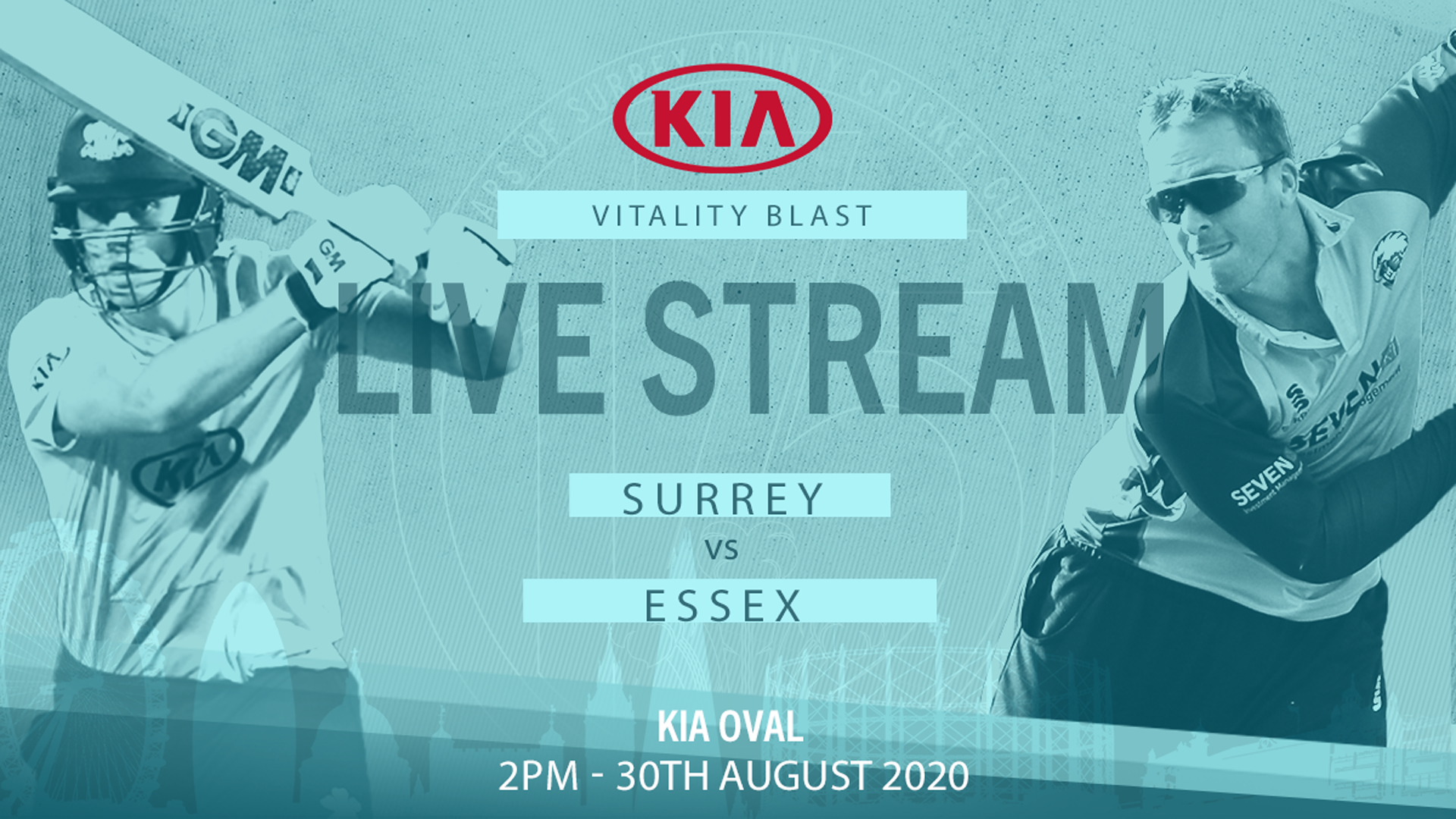Live Stream: Surrey v Essex – Vitality Blast