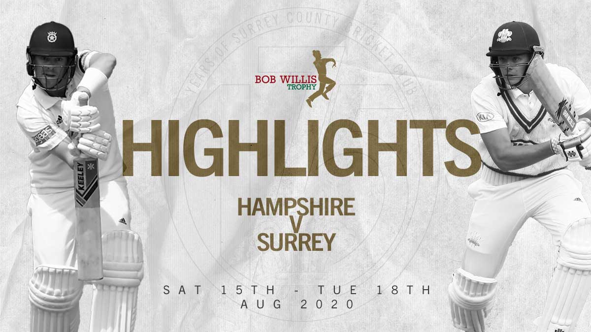 Highlights: Hampshire v Surrey – Day 2
