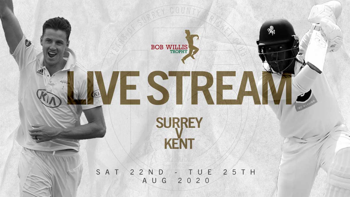 Live Stream: Surrey v Kent – Day 2