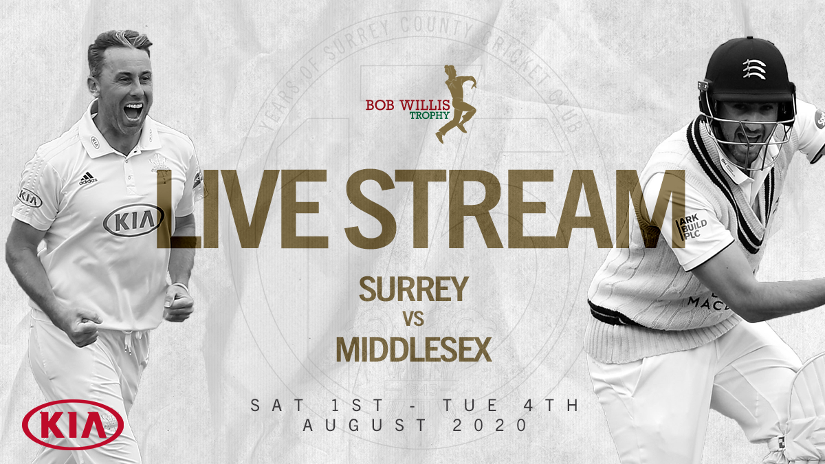 Live Stream: Surrey v Middlesex – Day 4