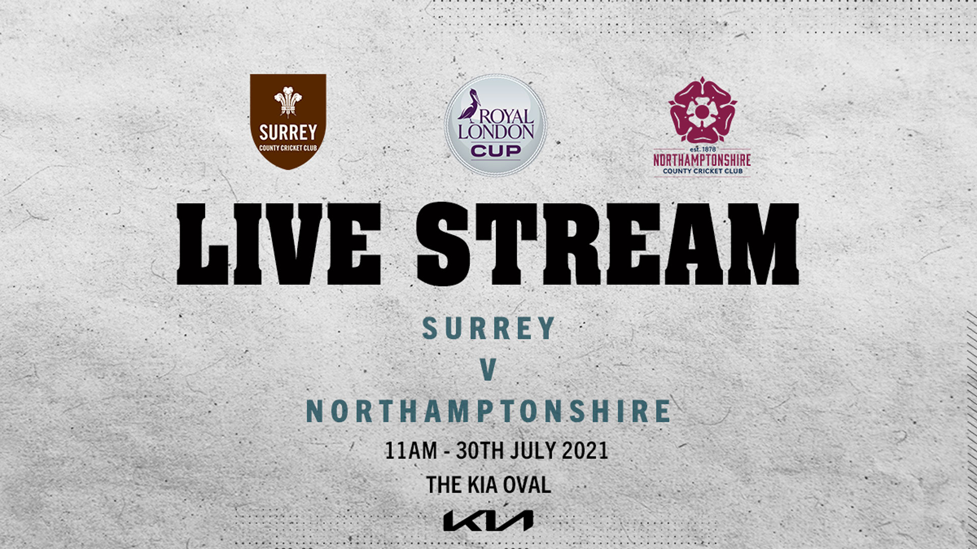 Live Stream: Surrey v Northamptonshire
