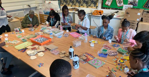 Surrey schoolchildren take part in the Vauxhall Loop programme