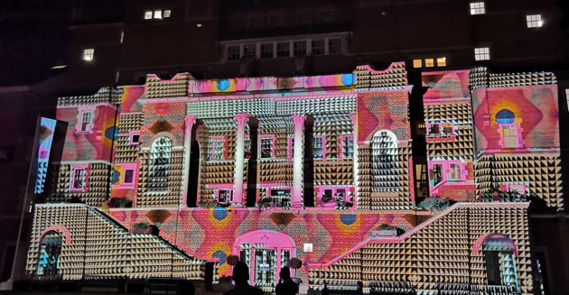 Kia Oval takes part in Line of Light festival