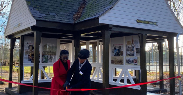 History boards unveiled in Kennington Park