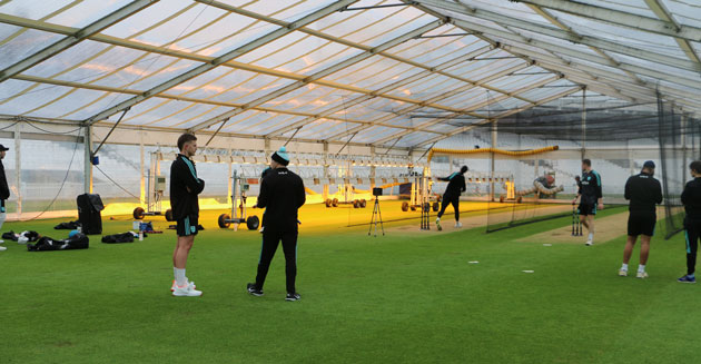 Surrey training moves to outdoor marquee