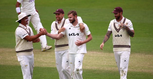 Surrey wrap up innings victory against Northants to remain top of table