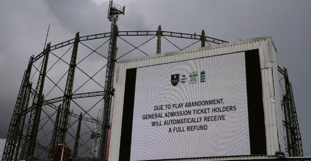 Day One Test match ticket refund information