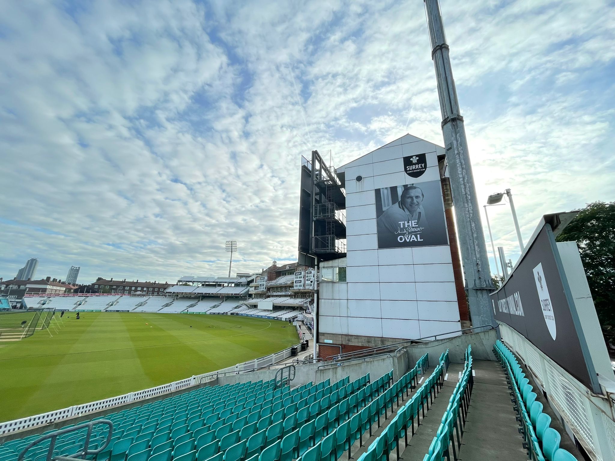 The Kia Oval transforms into The Micky Stewart Oval Kia Oval