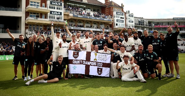 Surrey win the County Championship after 10 wicket defeat of Yorkshire