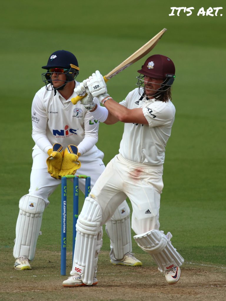 Rory Burns hits the winning runs
