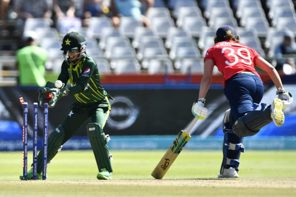 CAPE TOWN, SOUTH AFRICA - FEBRUARY 21: Nat Sciver-Brunt of England not out during the ICC Women's T20 World Cup match between England and Pakistan at Newlands Cricket Ground on February 21, 2023 in Cape Town, South Africa. (Photo by Ashley Vlotman/Gallo Images)