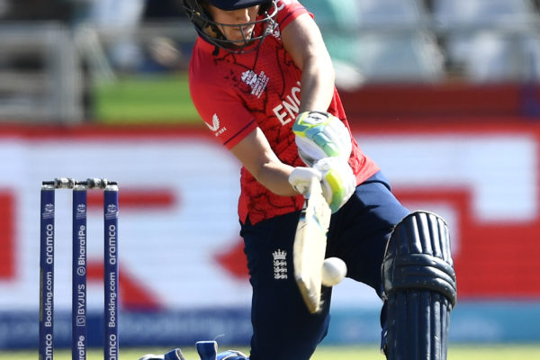 CAPE TOWN, SOUTH AFRICA - FEBRUARY 21: Nat Sciver-Brunt of England not out during the ICC Women's T20 World Cup match between England and Pakistan at Newlands Cricket Ground on February 21, 2023 in Cape Town, South Africa. (Photo by Ashley Vlotman/Gallo Images)