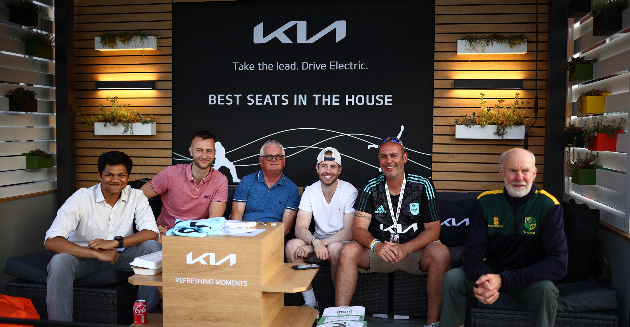 Blindly Heath CC take the Kia ‘Best Seats in the House’