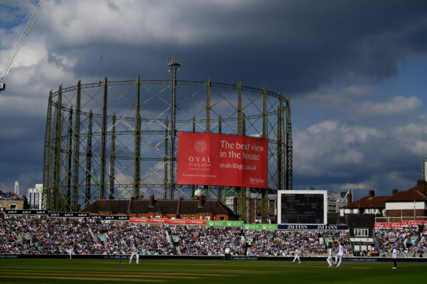 LONDON, ENGLAND - SEPTEMBER 11: A general view of play during Day Four of the Third LV= Insurance Test Match between England and South Africa at The Kia Oval on September 11, 2022 in London, England. (Photo by Alex Davidson/Getty Images for Surrey CCC)