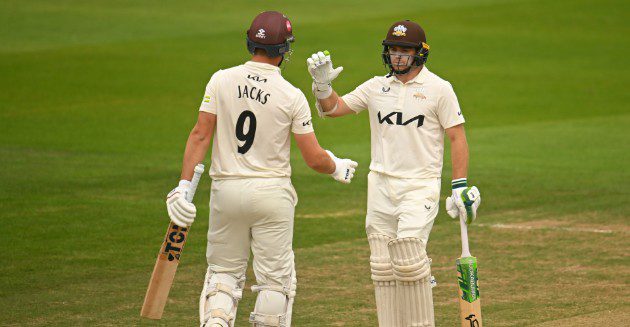 Latham and Jacks score 99 as Surrey build 198 run lead