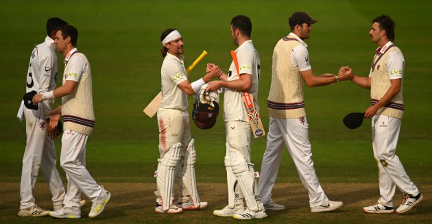 Surrey wrap up ten wicket victory over Somerset