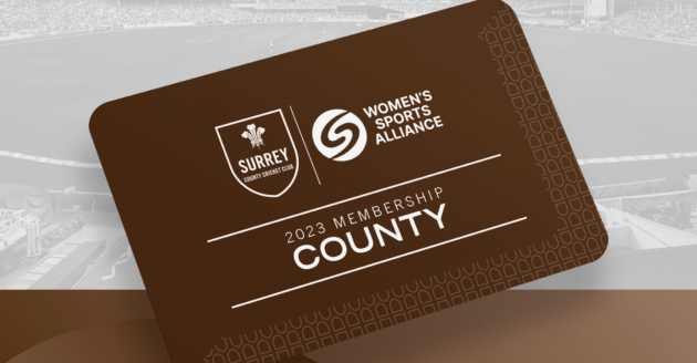 Surrey CCC launch new County Membership with Women’s Sports Alliance