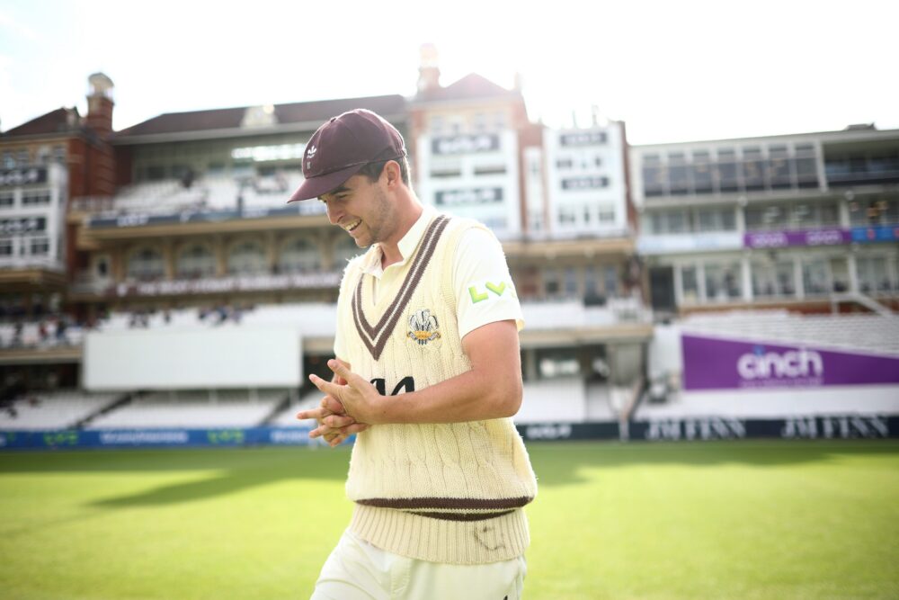 SCCC Tom Lawes walks out