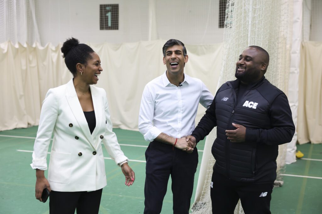 Prime Minister Rishi Sunak visits Oval Cricket Ground