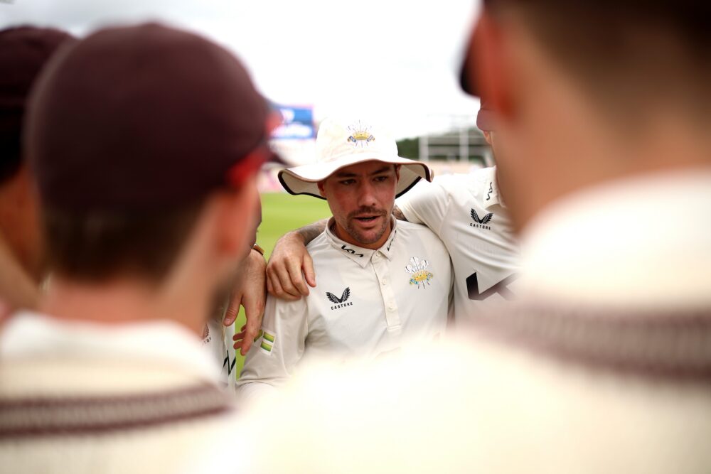 SCCC team huddle