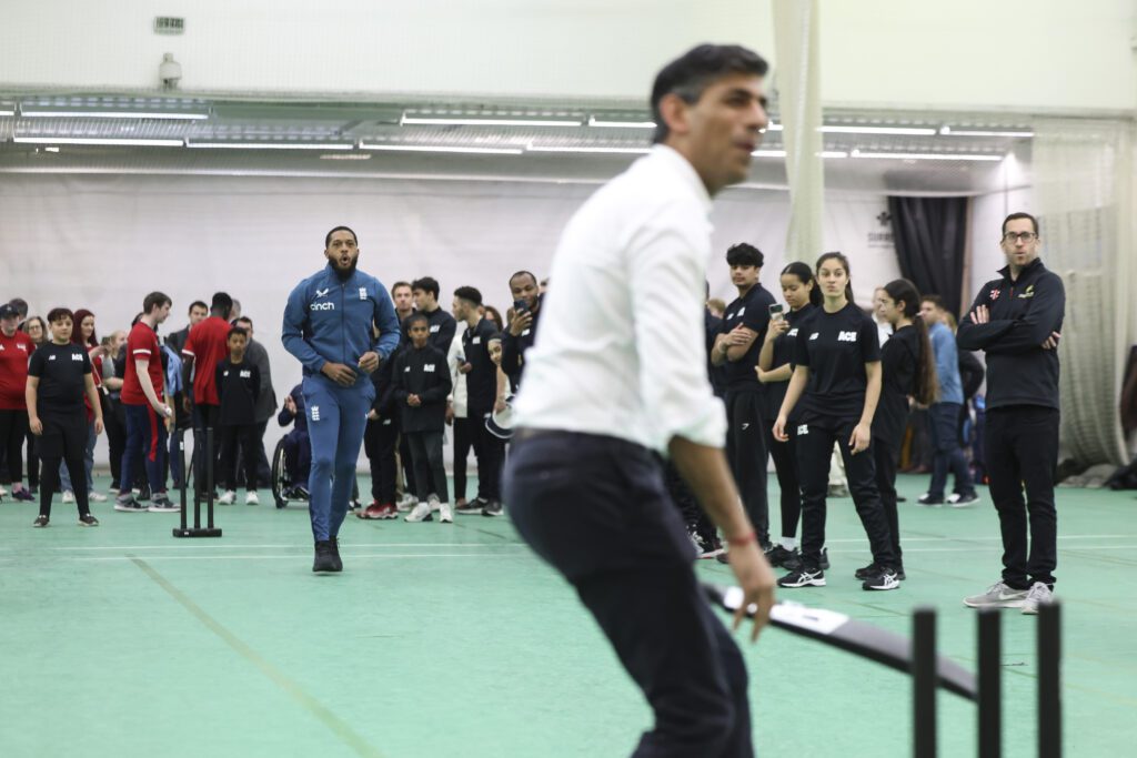 Prime Minister Rishi Sunak visits Oval Cricket Ground