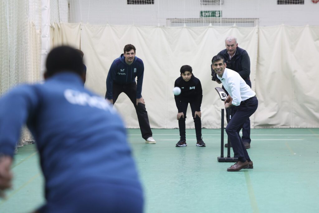 Prime Minister Rishi Sunak visits Oval Cricket Ground
