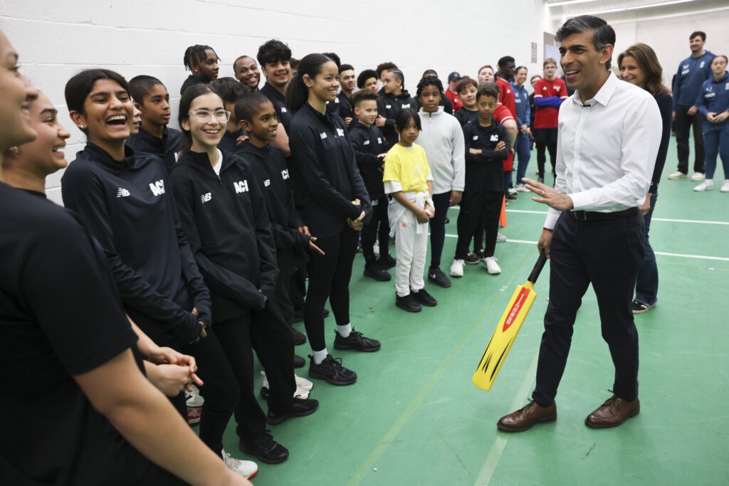 Prime Minister Rishi Sunak visits Oval Cricket Ground