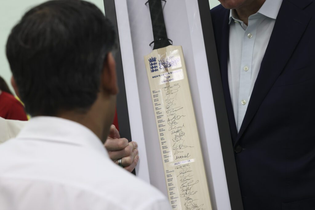 Prime Minister Rishi Sunak visits Oval Cricket Ground