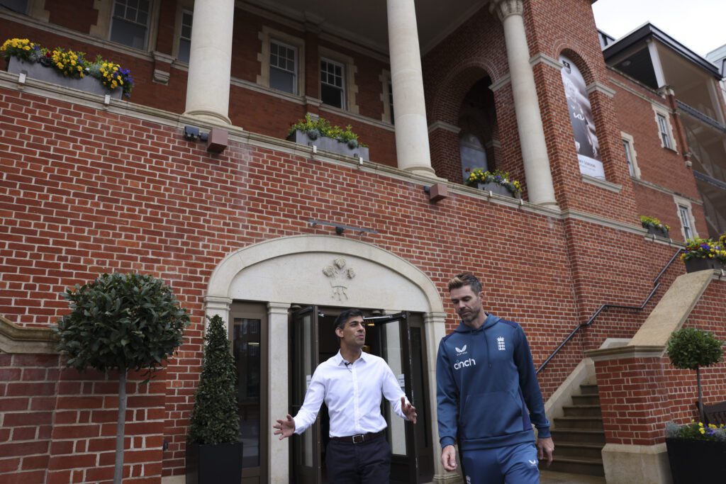 Prime Minister Rishi Sunak visits Oval Cricket Ground