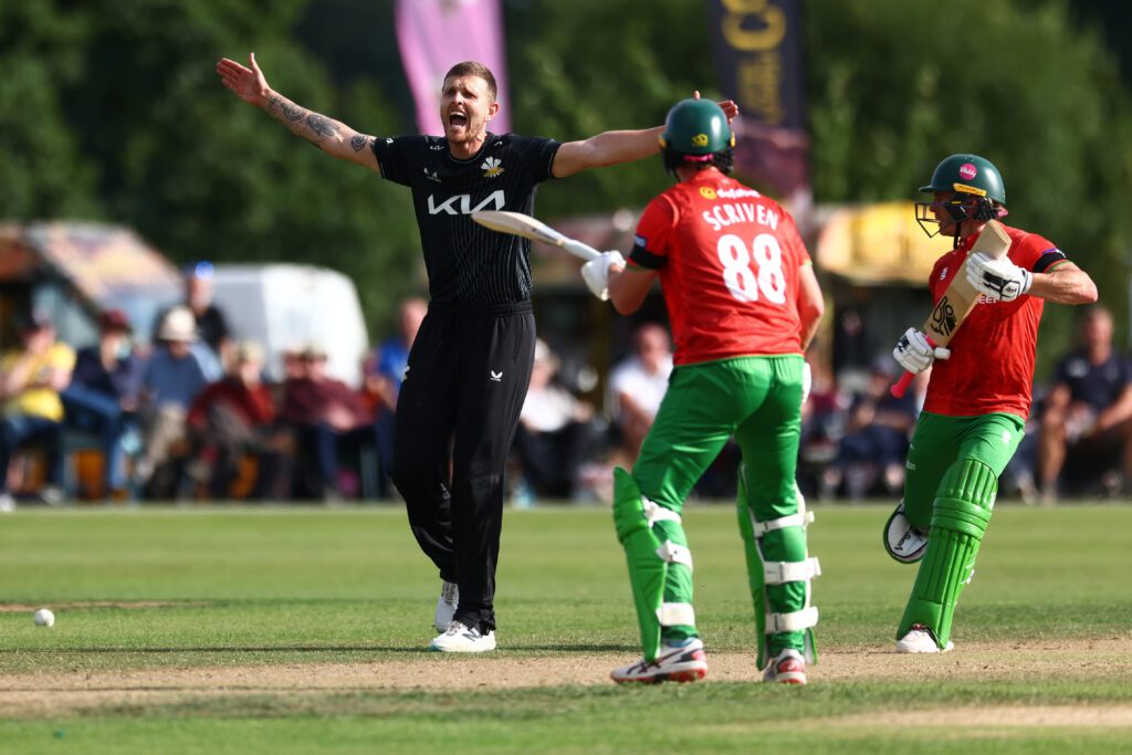 Leicestershire Foxes v Surrey County Cricket Club Metro Bank 1 Day Cup 06/08/2024.