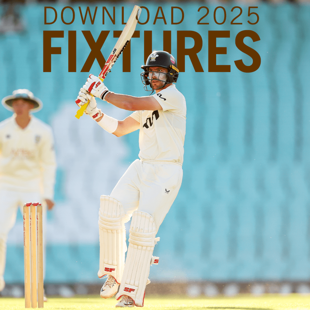 Download Surrey's 2025 fixtures Kia Oval