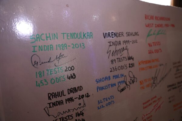 The signature wall
