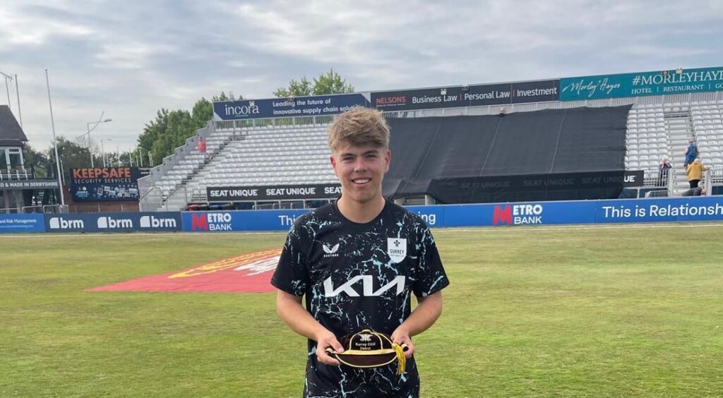 Ollie Hunt of the Surrey Acadmey