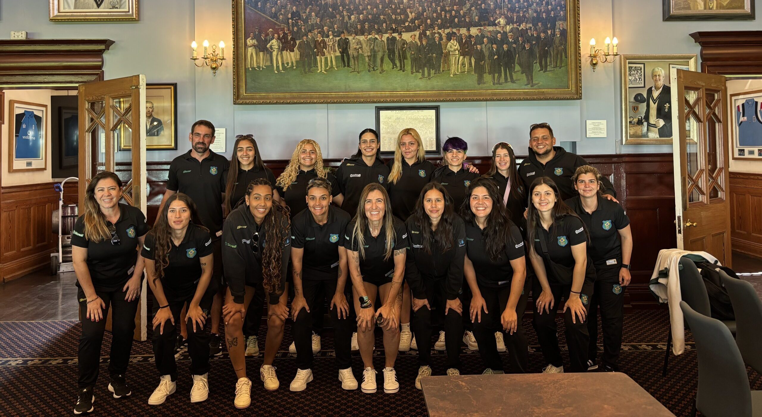 The Kia Oval welcomed Cricket Brasil’s women’s team