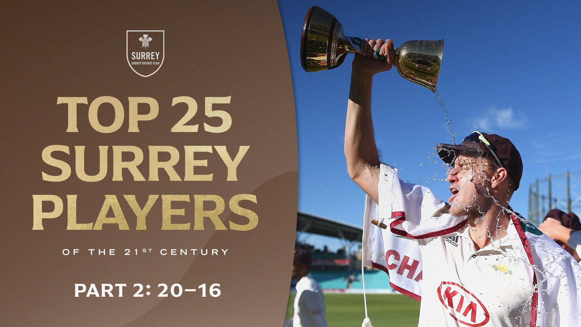 Top 25 Surrey Men’s Players of 21st century: 20-16