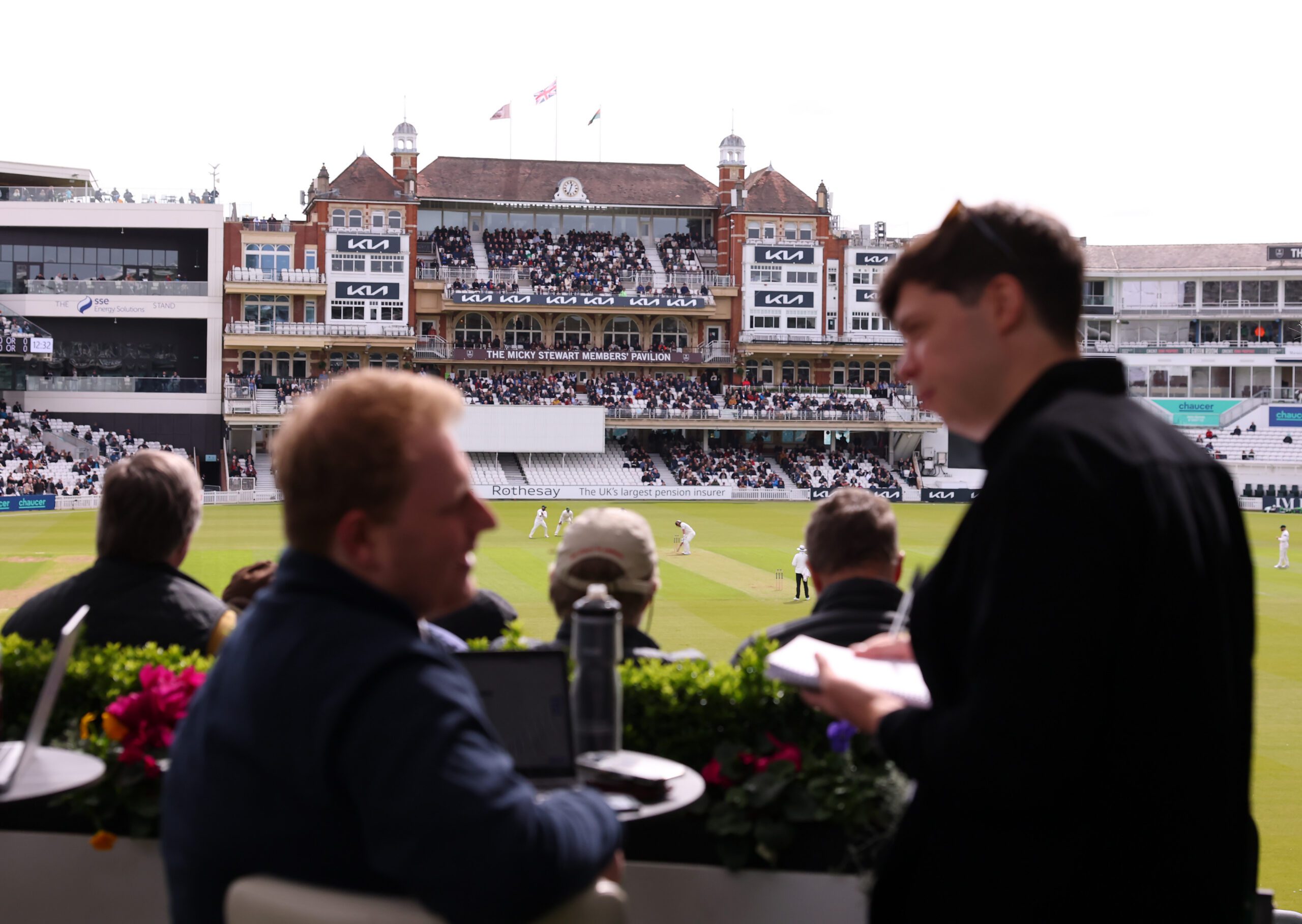 Cricket fans Work from Oval as county cricket returns to the Kia Oval