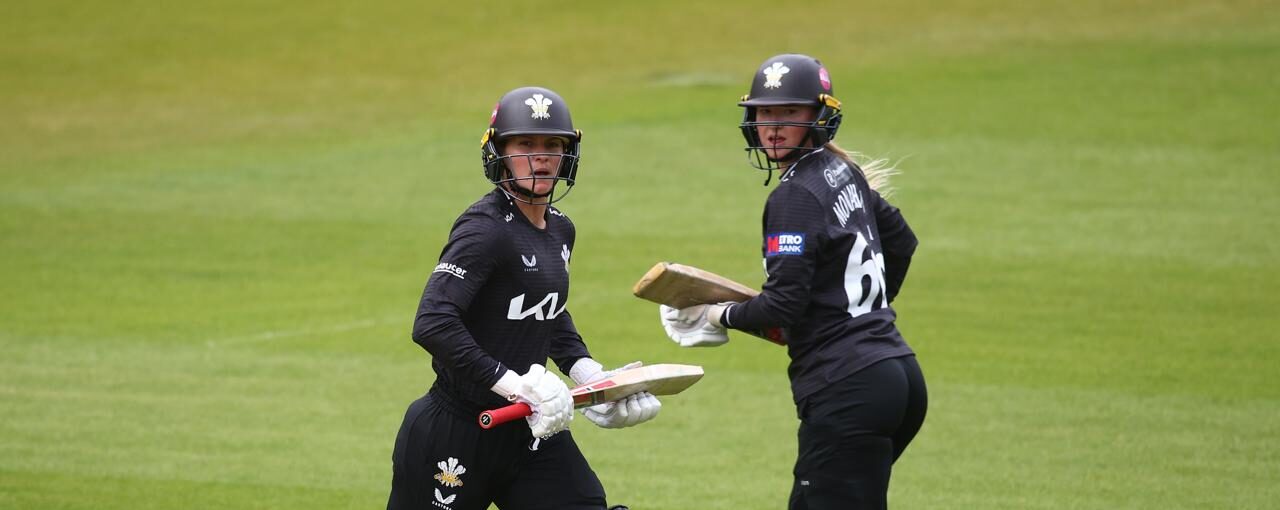 Paige Scholfield powers Surrey to victory in first home game of the 2026 season