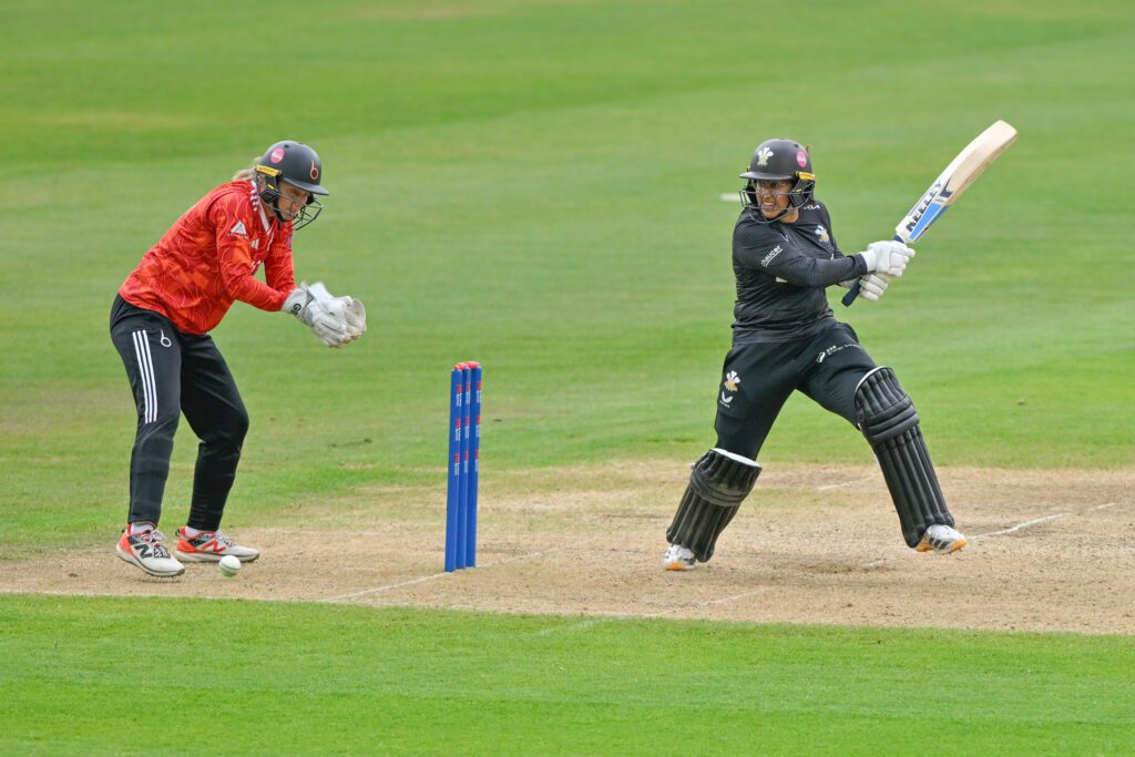 Women’s Metro One Day Cup The Blaze v Surrey CCC at Trent Bridge in Nottingham on 04 May 2026