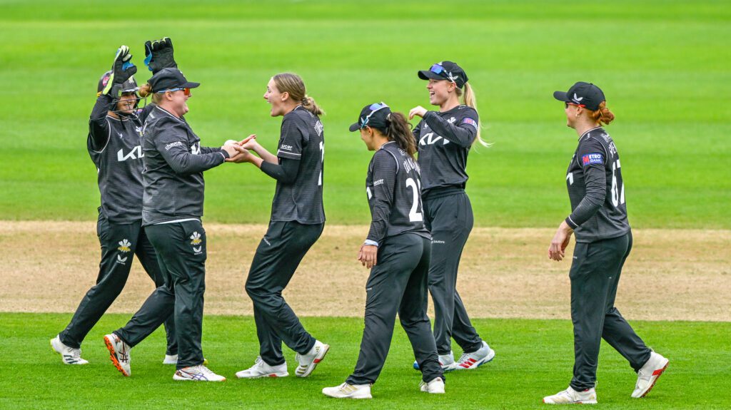 Women’s Metro One Day Cup The Blaze v Surrey CCC at Trent Bridge in Nottingham on 04 May 2026