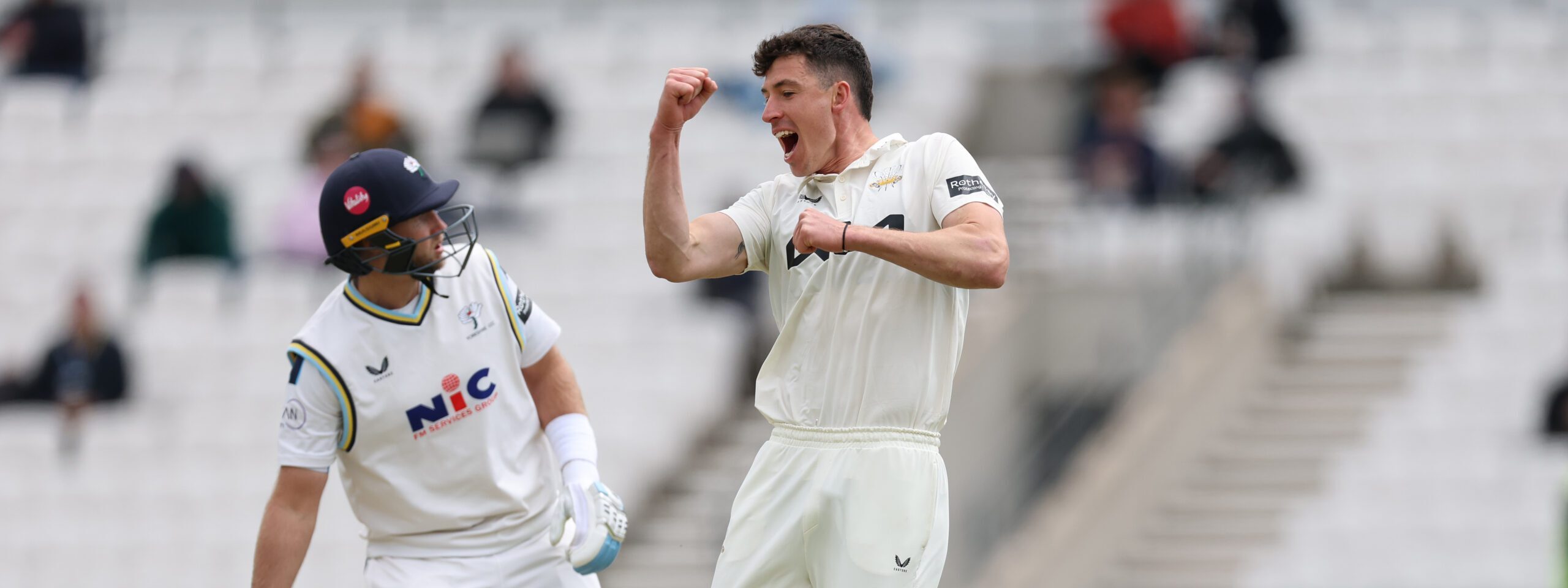 Fisher takes three but Yorkshire frustrate Surrey